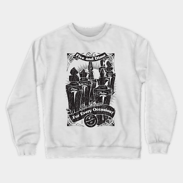 Cid's Five and Dime Crewneck Sweatshirt by thebeardedbrushandblade